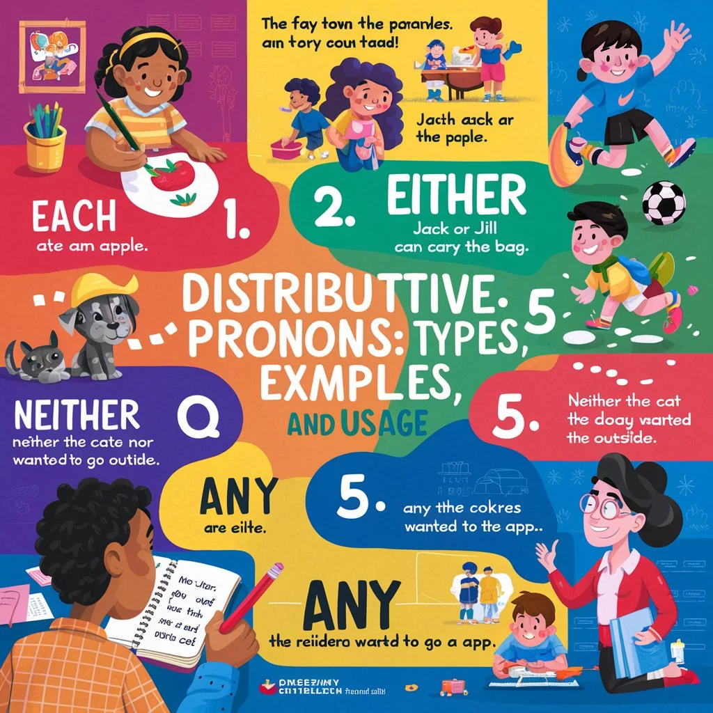 Distributive Pronouns Types Examples and Usage