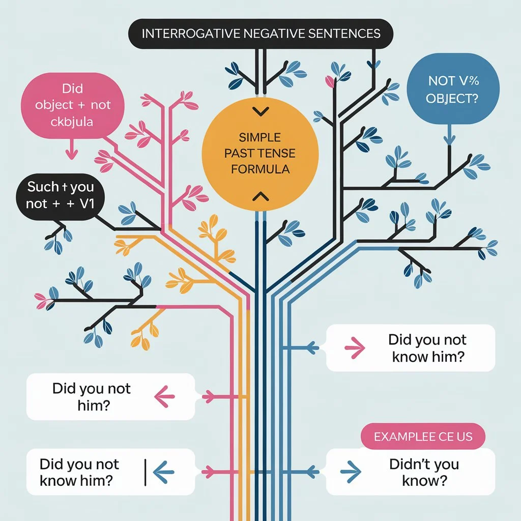 Simple Past Tense Formula for Interrogative Negative Sentences