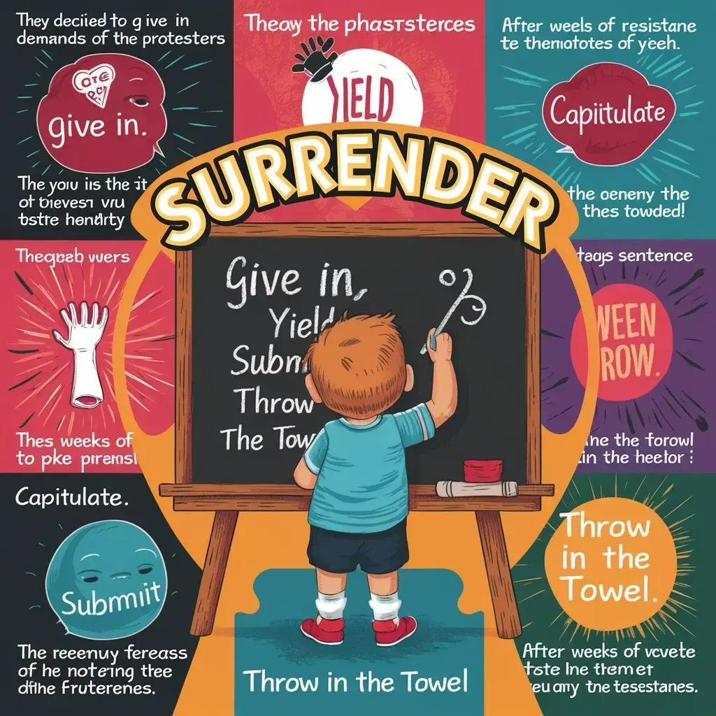 Surrender Phrasal Verb Phrasal Verbs for Surrender