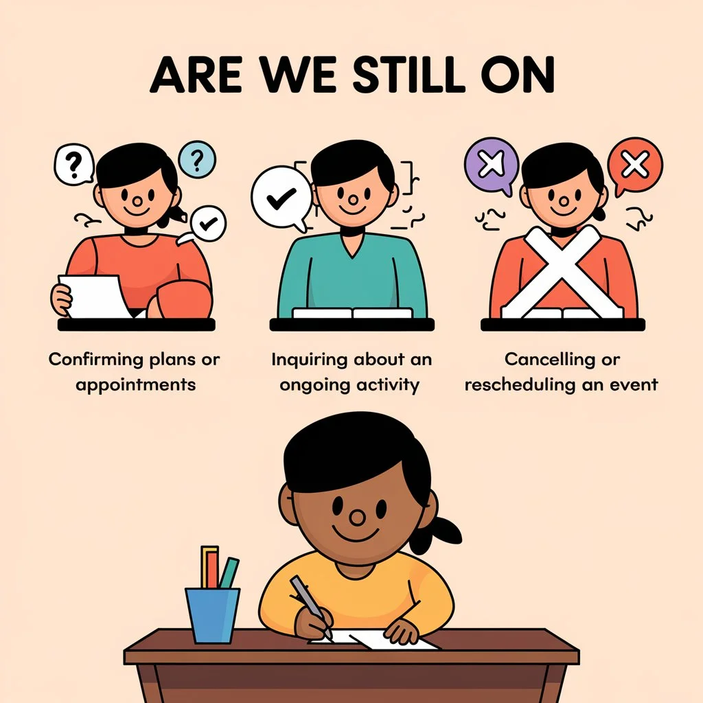 “Are We Still On”|Ways To Say It Professionally