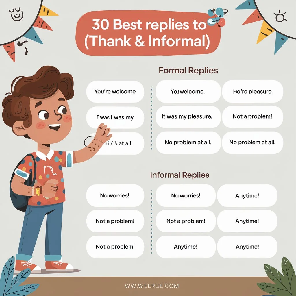 Best Replies To “Thank You”|(Formal & Informal)