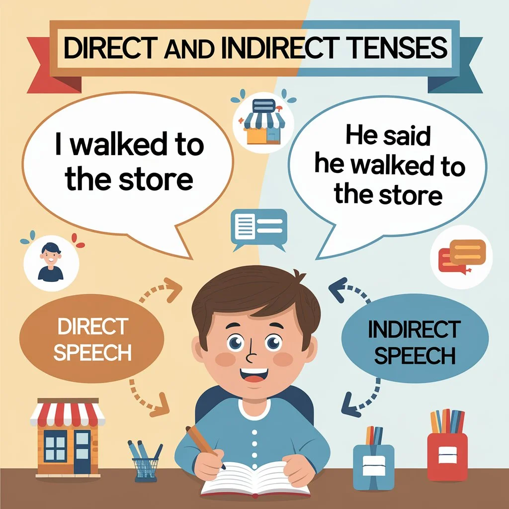 Direct And Indirect Tenses|Key Differences