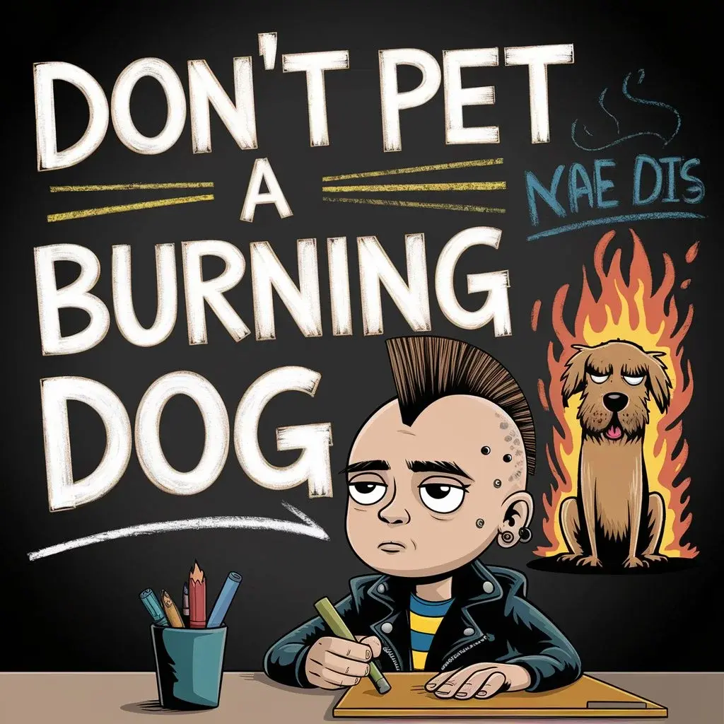 “Don’t Pet A Burning Dog” |Meaning, Origin And Usage