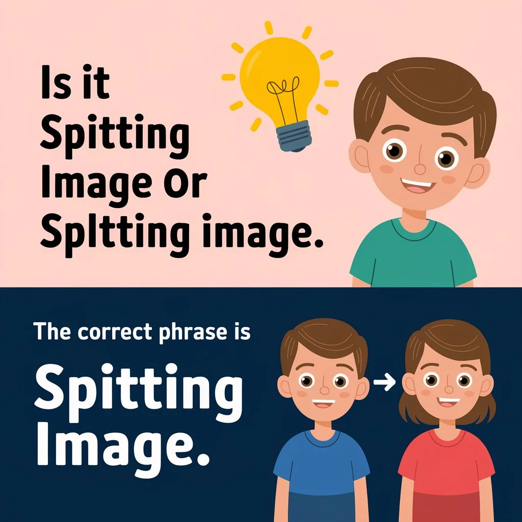 Is It Spitting Image or Splitting |Meaning And Origin