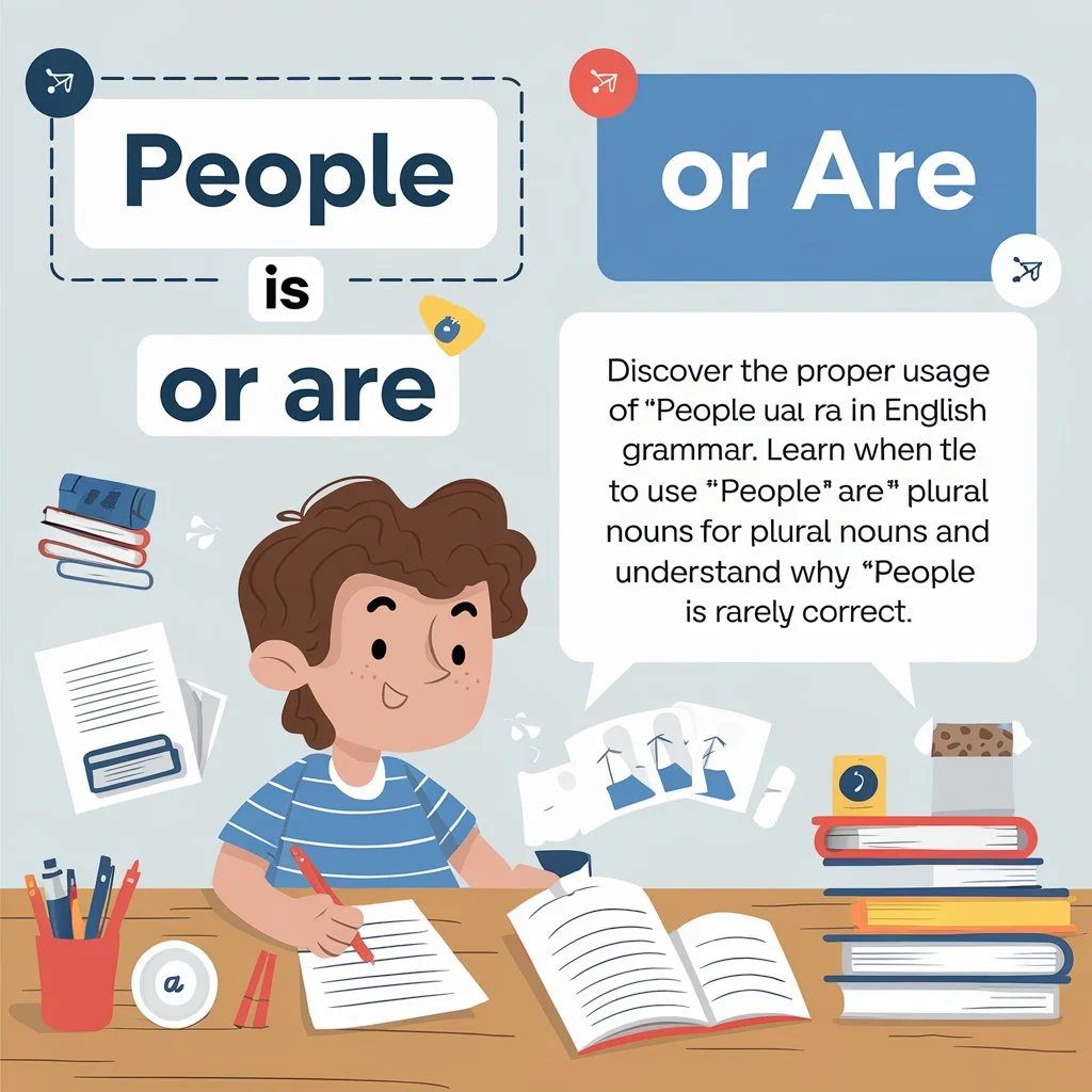 People is or are | Is people singular or plural