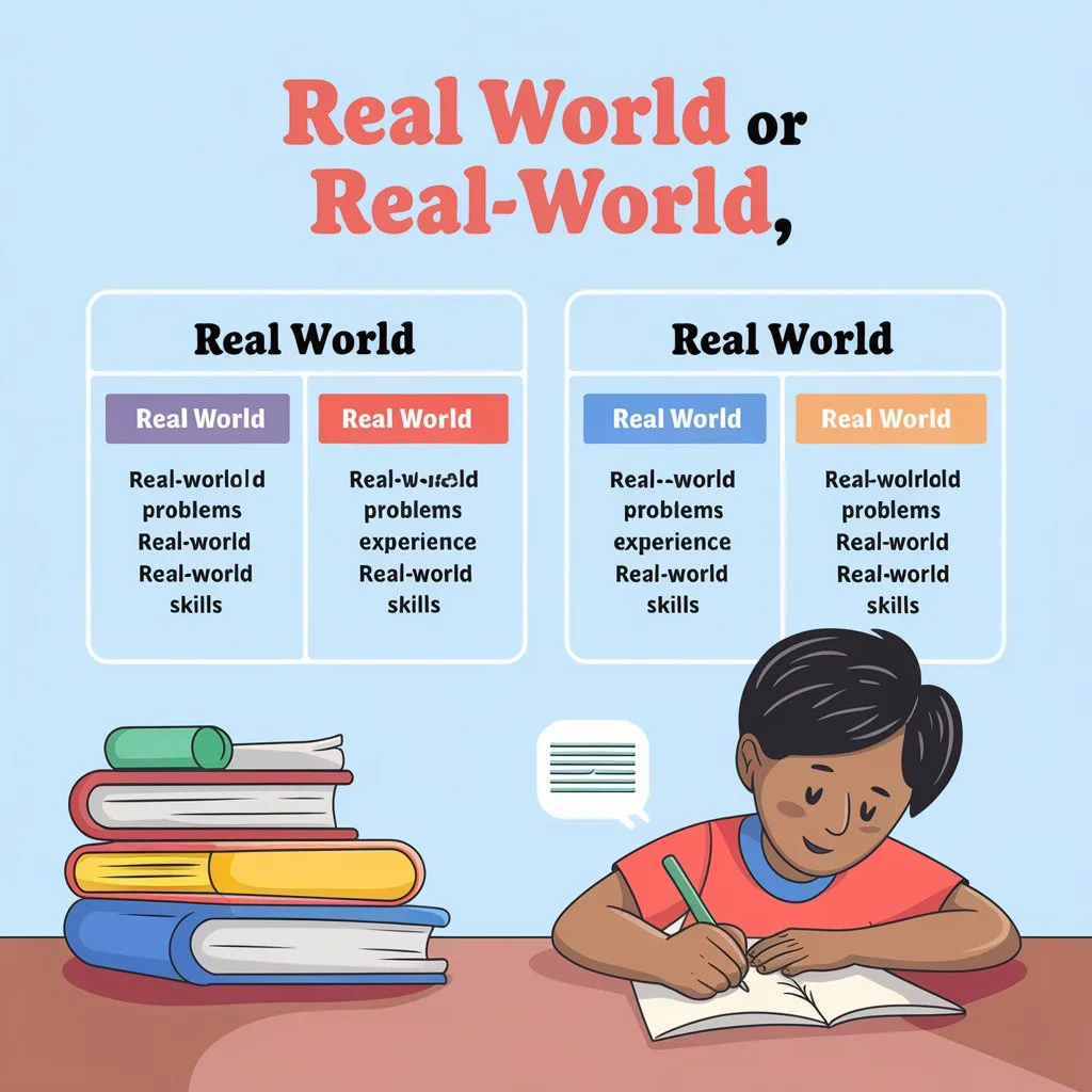 Real World Or Real-World|Meaning And Examples