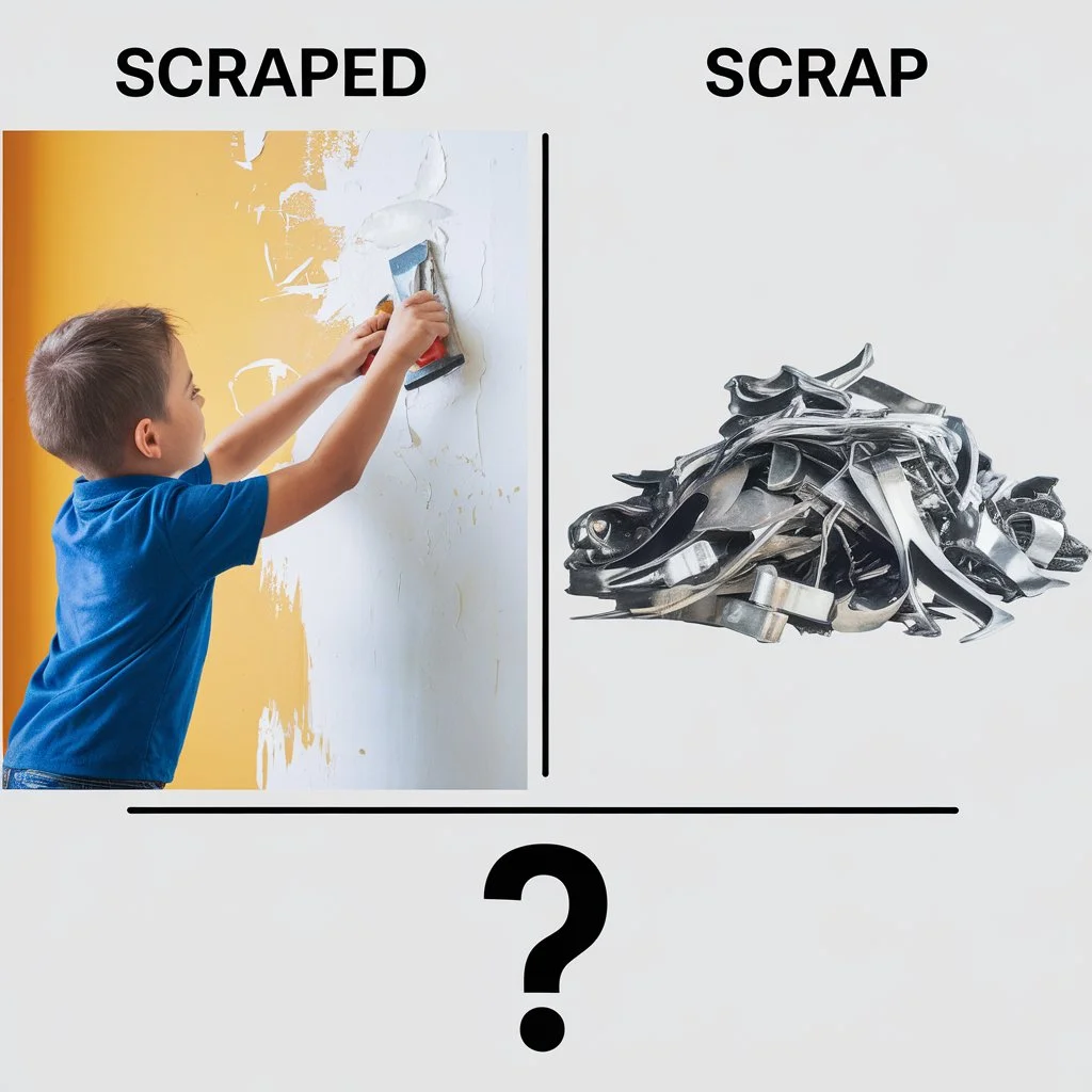 Scrapped And Scraped |Correct Spelling, Definition & Meaning