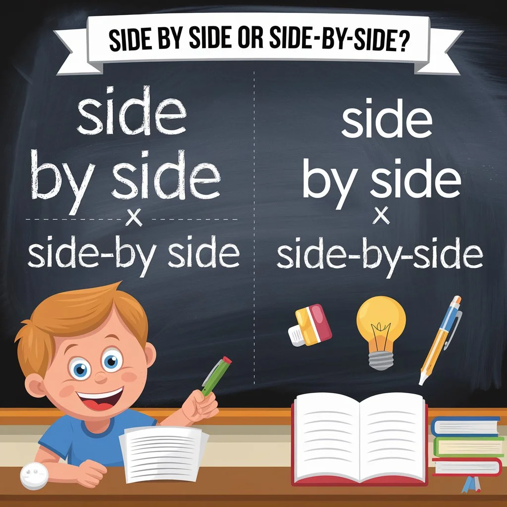 “Side by side” or “Side-by-side”| Rules & Best Practice