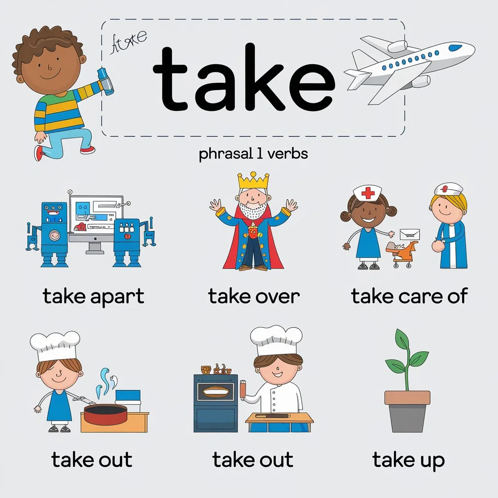 TAKE Phrasal Verbs |Learn with Examples