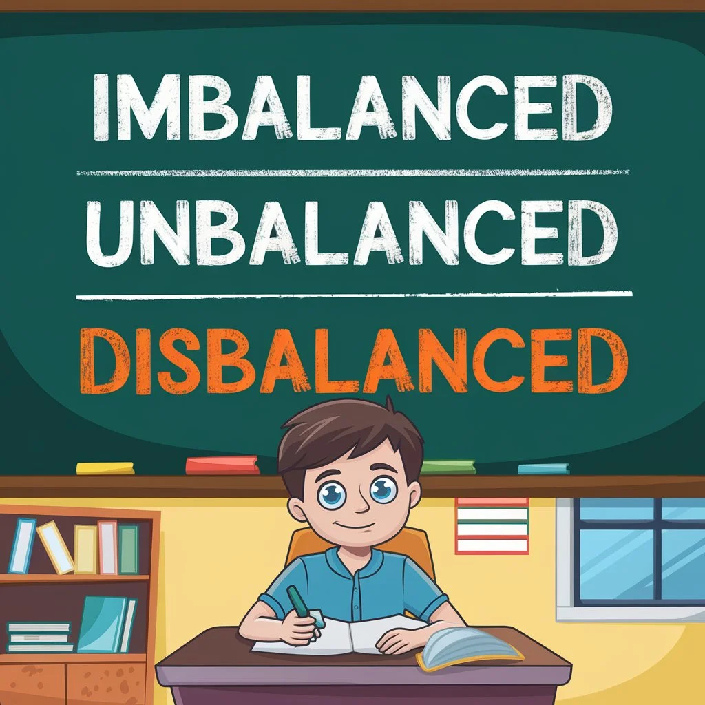 Imbalanced, Unbalanced, Or Disbalanced| Examples