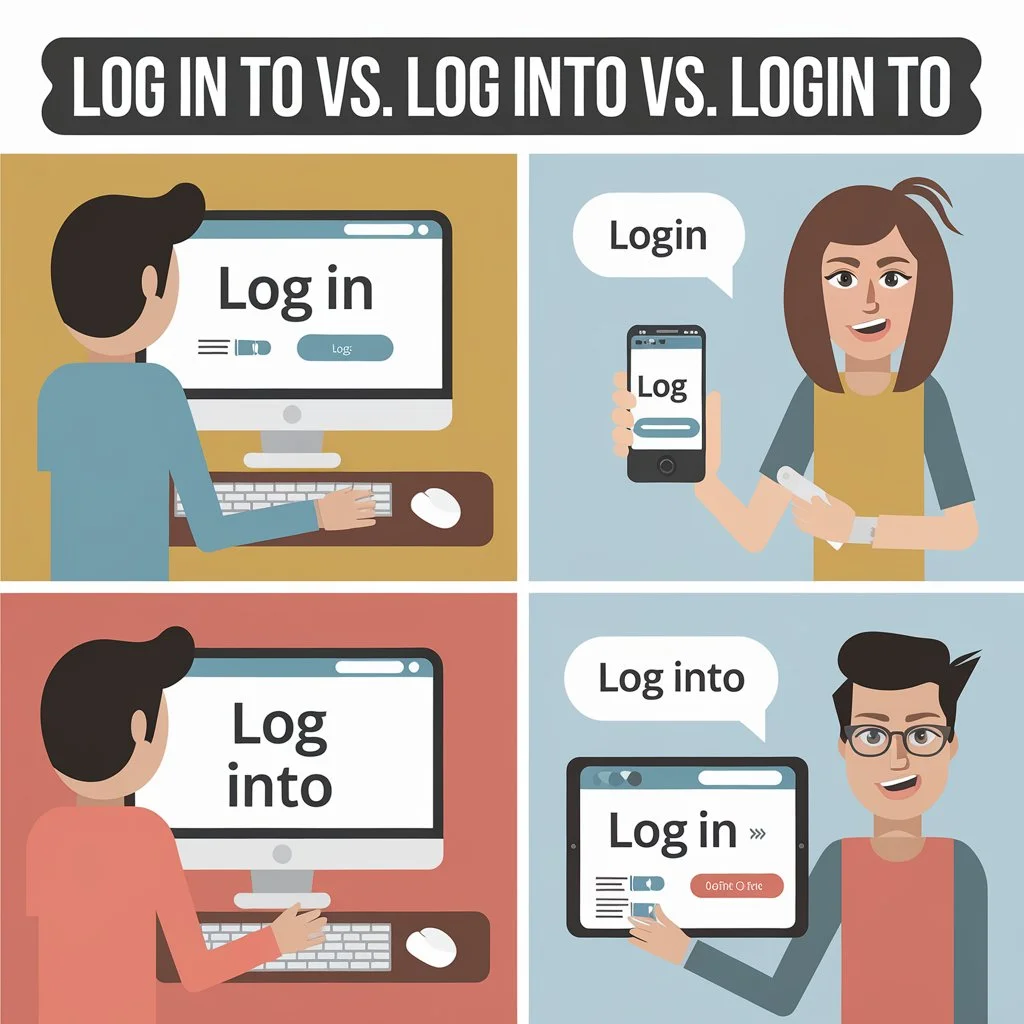 Log In To vs. Log Into vs Login To|Difference Explained