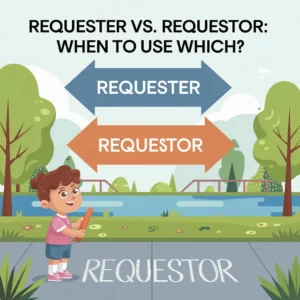 Requester or Requestor|Which Spelling to Use