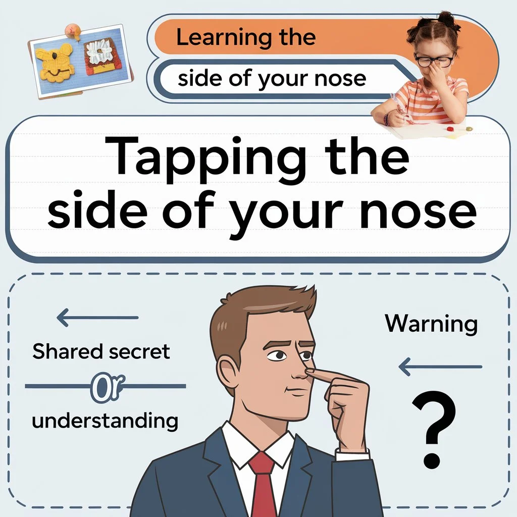 Tapping The Side Of Your Nose| Meaning And Examples